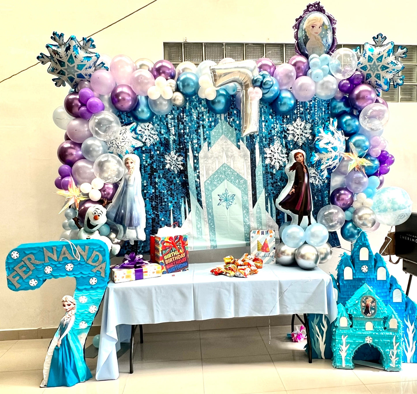 Themed Backdrop Balloon and Garland